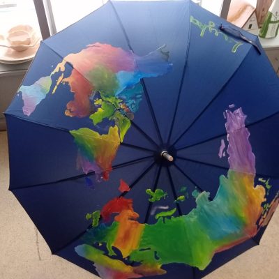 Paraguas Mapamundi