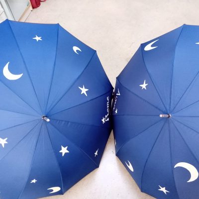 Paraguas Noche Estrellada