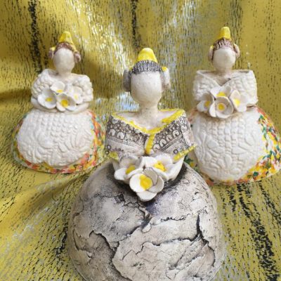 Fallera pequeña esmaltada