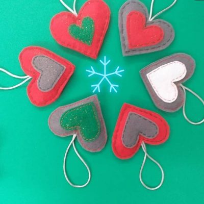 Colgantes de fieltro