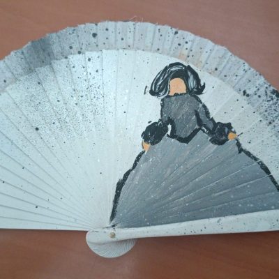 Abanico Blanco Menina