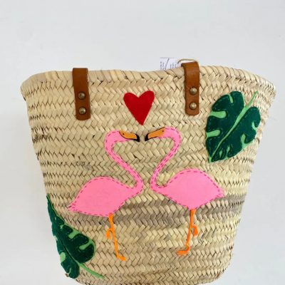 Capazo grande Flamencos Enamorados