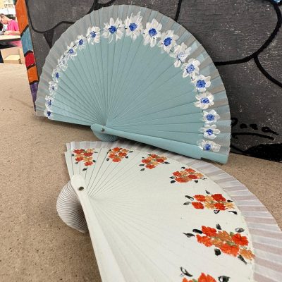 Abanico Flores Semicirculo (Varios Diseños)