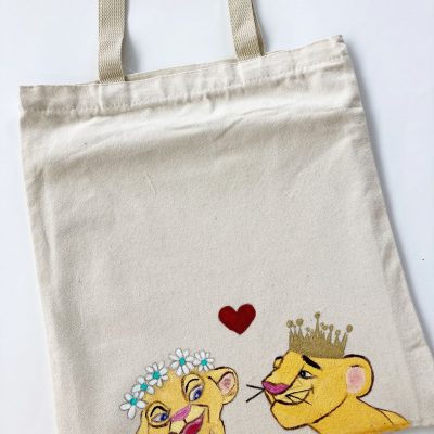 Bolsa de tela Rey León