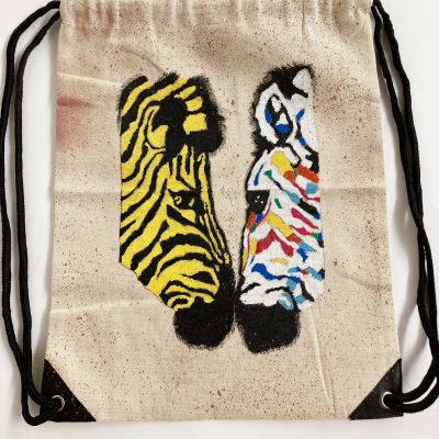 Mochila de Tela Zebras